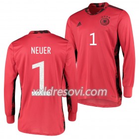 Njemačka Manuel Neuer 1 Golmanski Domaći Nogometni Dres Euro 2020 Dugim Rukavima